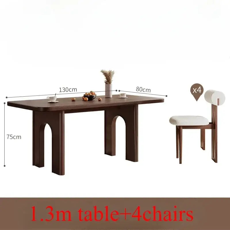 Comedor Classic Dining Table Set – Wooden Modern Dining Room Furniture-MinimalisticDecor.com