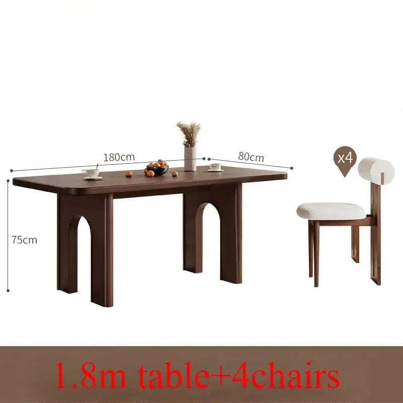 Comedor Classic Dining Table Set – Wooden Modern Dining Room Furniture-MinimalisticDecor.com