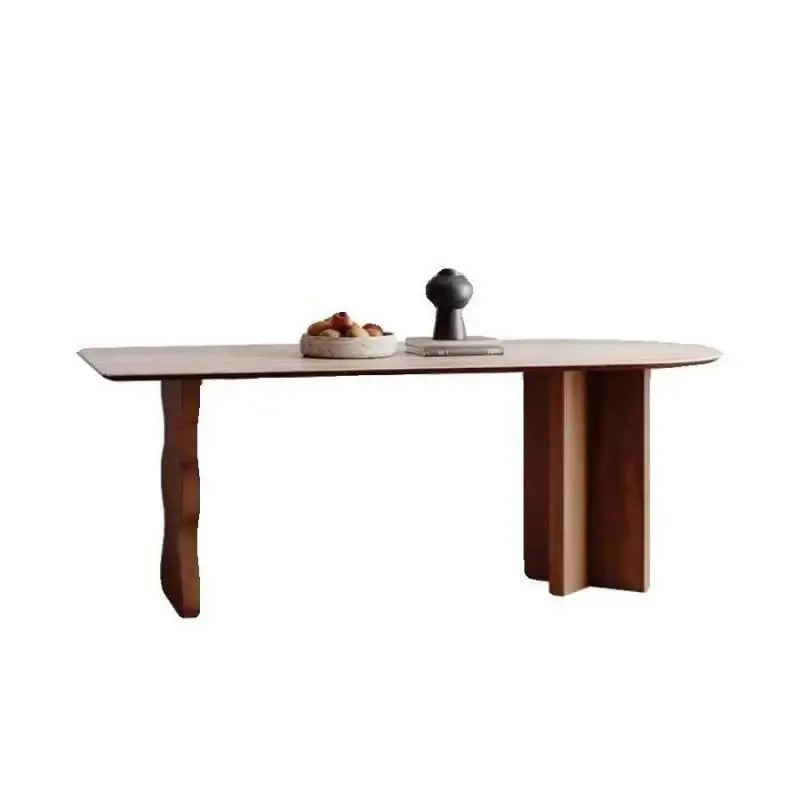Comedor Solid Wood & Slab Dining Table Set – Strength & Elegance-MinimalisticDecor.com