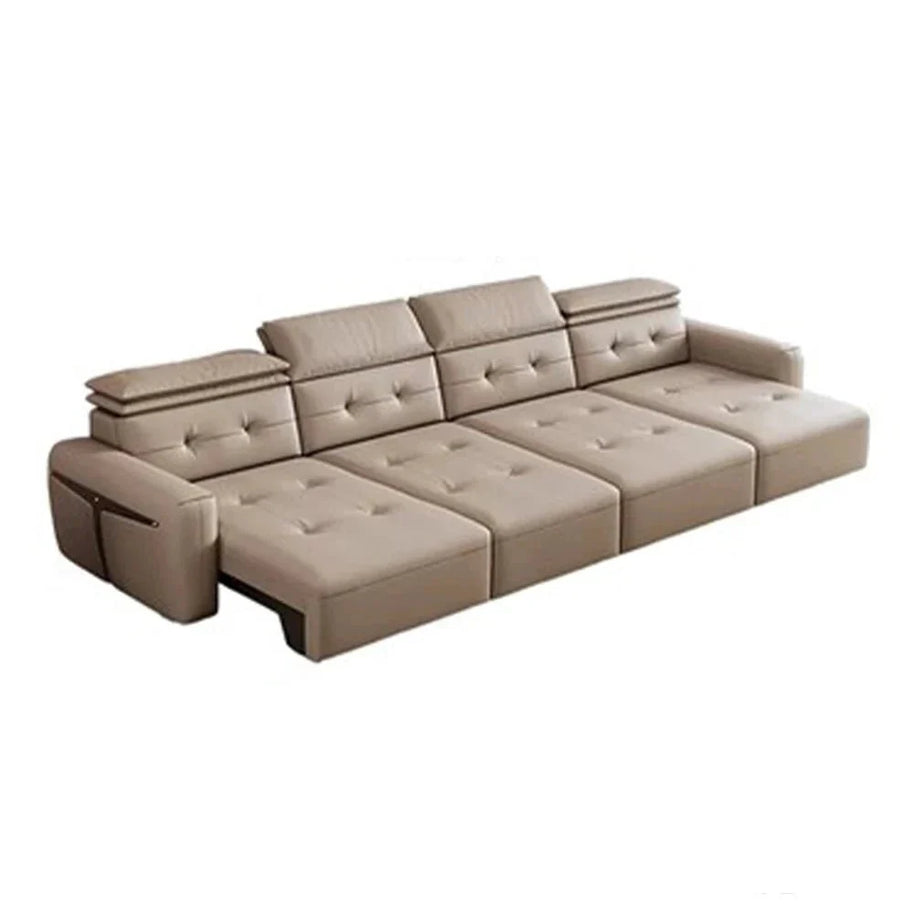 Convertible Sofa Bed - Multifunctional Leather Sofa Set-MinimalisticDecor.com