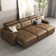 Convertible Sofa Bed - Multifunctional Leather Sofa Set-MinimalisticDecor.com