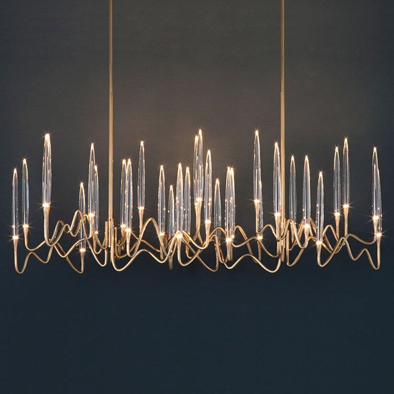 Copper Candles Chandelier: Elegant Lighting Solution-MinimalisticDecor.com
