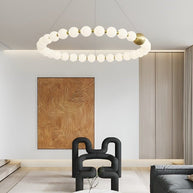 Copper Molecular Balls Chandelier for Living Room-MinimalisticDecor.com