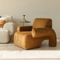 Corduroy Settee: Ultimate Comfort and Style-MinimalisticDecor.com