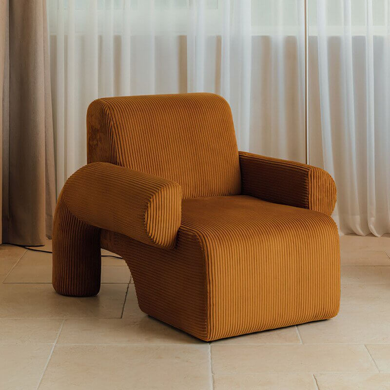 Corduroy Settee: Ultimate Comfort and Style-MinimalisticDecor.com