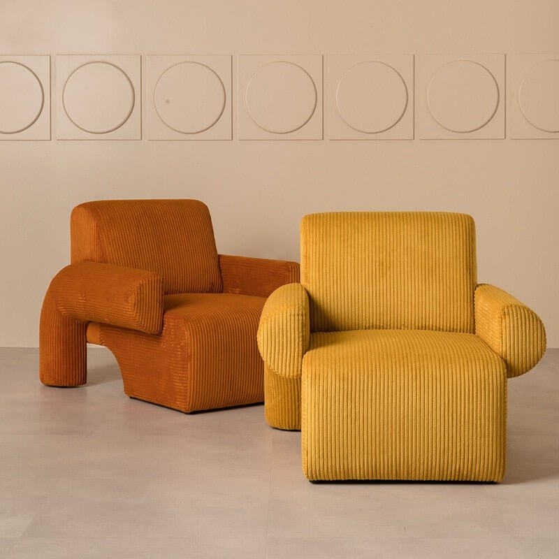 Corduroy Settee: Ultimate Comfort and Style-MinimalisticDecor.com