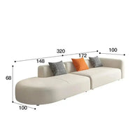 Corner Sectional Lazy Floor Sofa-MinimalisticDecor.com