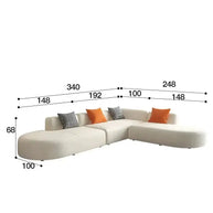 Corner Sectional Lazy Floor Sofa-MinimalisticDecor.com