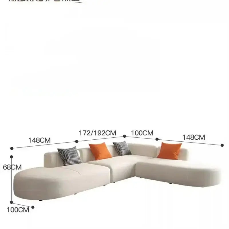 Corner Sectional Lazy Floor Sofa-MinimalisticDecor.com
