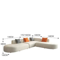 Corner Sectional Lazy Floor Sofa-MinimalisticDecor.com