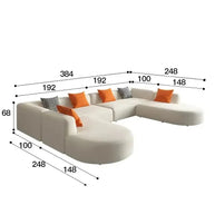 Corner Sectional Lazy Floor Sofa-MinimalisticDecor.com