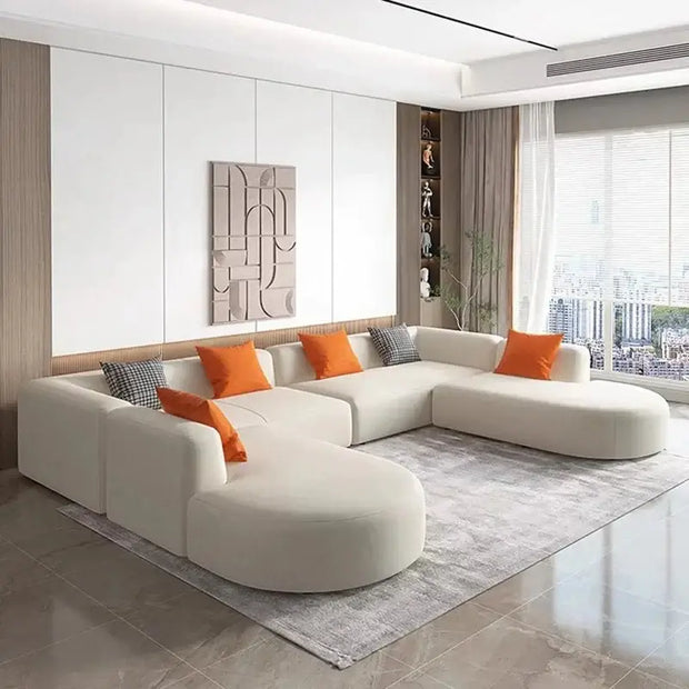 Corner Sectional Lazy Floor Sofa-MinimalisticDecor.com