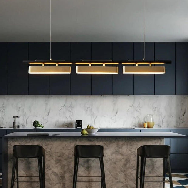 Creative Black Gold Combination Hanging Lamp-MinimalisticDecor.com