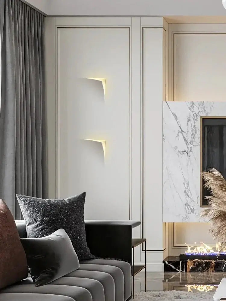 Creative Minimalistic Edge Wall Light - Pack of 2-MinimalisticDecor.com