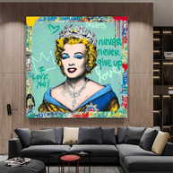 Crowned: Marilyn Pop Art - Discover the Iconic Piece-MinimalisticDecor.com