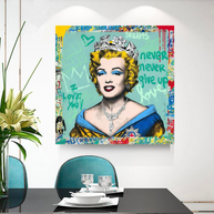 Crowned: Marilyn Pop Art - Discover the Iconic Piece-MinimalisticDecor.com
