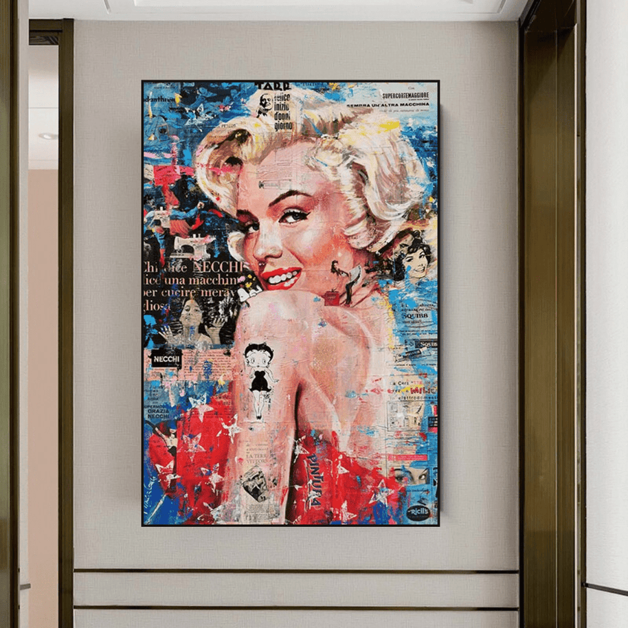 Crowned - Marilyn Pop Art: Expression of Iconic Beauty-MinimalisticDecor.com