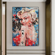 Crowned - Marilyn Pop Art: Expression of Iconic Beauty-MinimalisticDecor.com