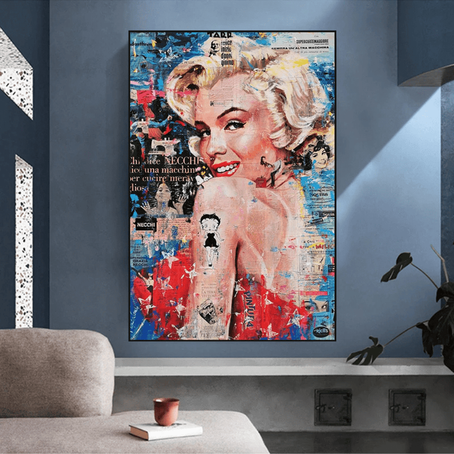 Crowned - Marilyn Pop Art: Expression of Iconic Beauty-MinimalisticDecor.com