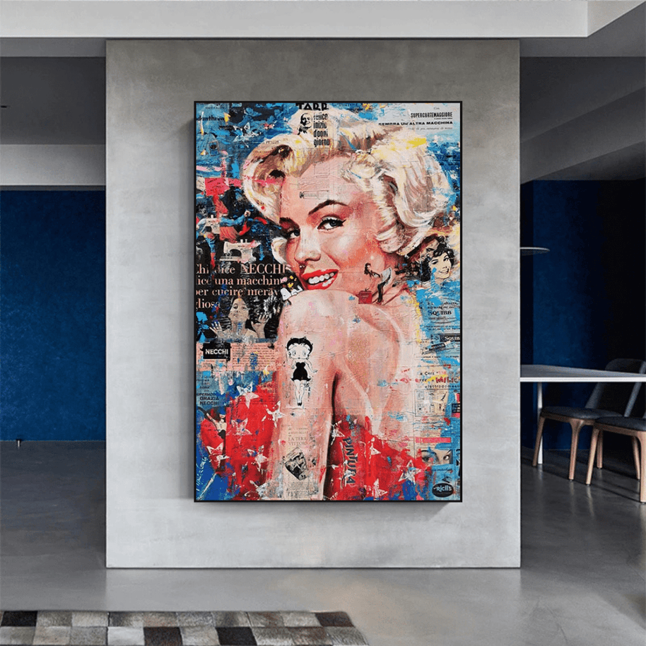 Crowned - Marilyn Pop Art: Expression of Iconic Beauty-MinimalisticDecor.com