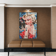Crowned - Marilyn Pop Art: Expression of Iconic Beauty-MinimalisticDecor.com