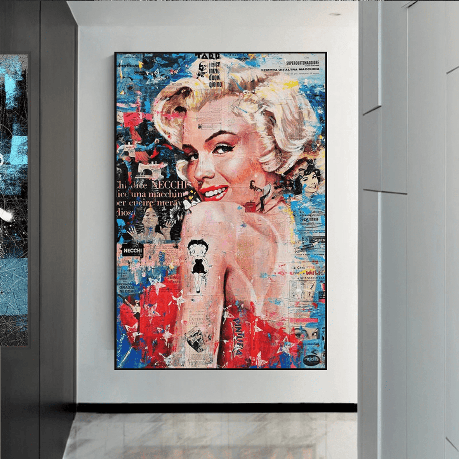 Crowned - Marilyn Pop Art: Expression of Iconic Beauty-MinimalisticDecor.com