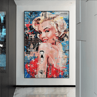 Crowned - Marilyn Pop Art: Expression of Iconic Beauty-MinimalisticDecor.com