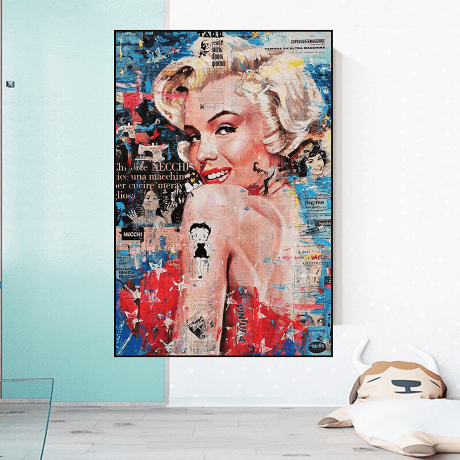 Crowned - Marilyn Pop Art: Expression of Iconic Beauty-MinimalisticDecor.com