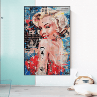 Crowned - Marilyn Pop Art: Expression of Iconic Beauty-MinimalisticDecor.com