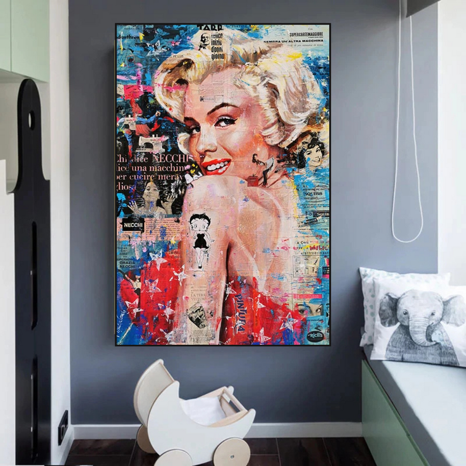 Crowned - Marilyn Pop Art: Expression of Iconic Beauty-MinimalisticDecor.com