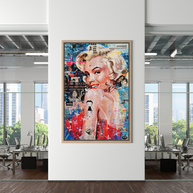 Crowned - Marilyn Pop Art: Expression of Iconic Beauty-MinimalisticDecor.com