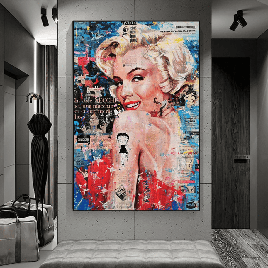 Crowned - Marilyn Pop Art: Expression of Iconic Beauty-MinimalisticDecor.com