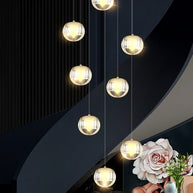 Crystal Ball Staircase Chandelier: Enhancing Your Space-MinimalisticDecor.com