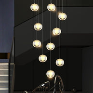 Crystal Ball Staircase Chandelier: Enhancing Your Space-MinimalisticDecor.com