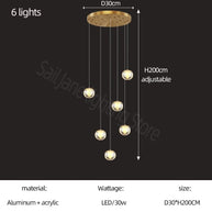 Crystal Ball Staircase Chandelier: Enhancing Your Space-MinimalisticDecor.com