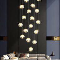 Crystal Ball Staircase Chandelier: Enhancing Your Space-MinimalisticDecor.com