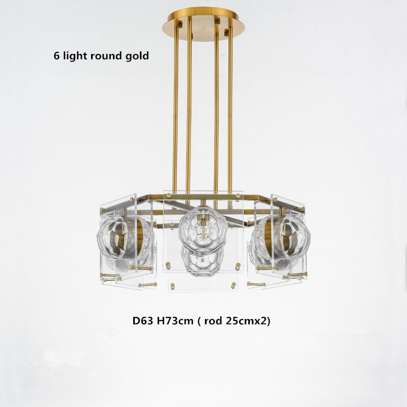 Crystal Balls Chandelier - Kitchen Island Lighting-MinimalisticDecor.com