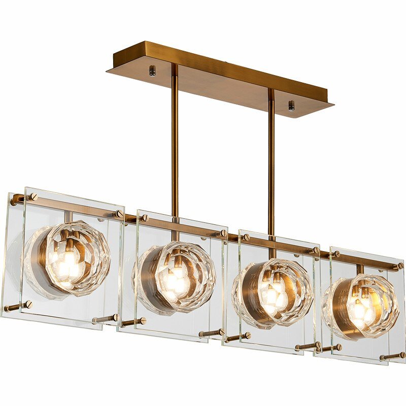 Crystal Balls Chandelier - Kitchen Island Lighting-MinimalisticDecor.com