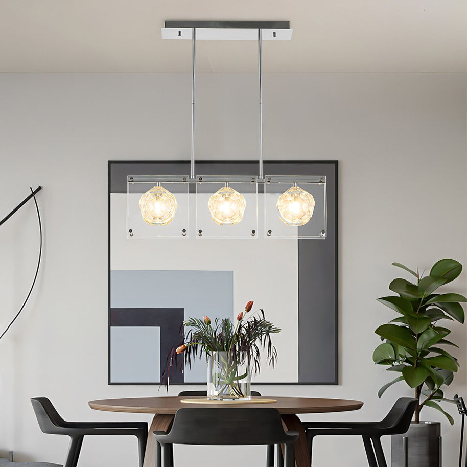 Crystal Balls Chandelier - Kitchen Island Lighting-MinimalisticDecor.com
