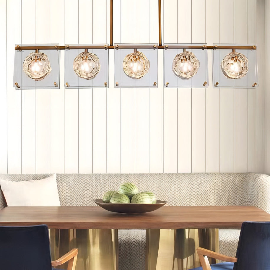 Crystal Balls Chandelier - Kitchen Island Lighting-MinimalisticDecor.com