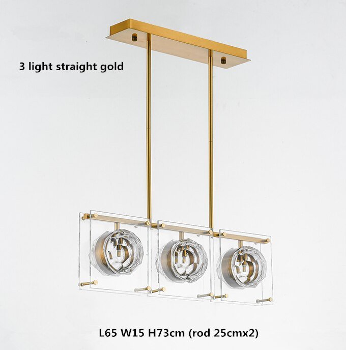 Crystal Balls Chandelier - Kitchen Island Lighting-MinimalisticDecor.com
