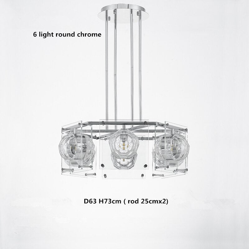 Crystal Balls Chandelier - Kitchen Island Lighting-MinimalisticDecor.com
