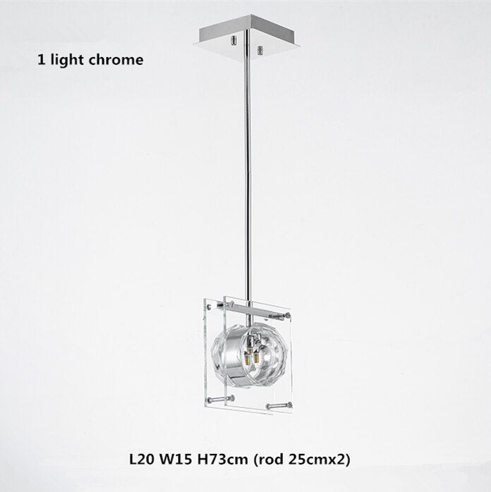 Crystal Balls Chandelier - Kitchen Island Lighting-MinimalisticDecor.com