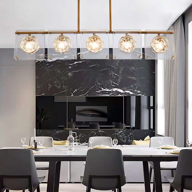Crystal Balls Chandelier - Kitchen Island Lighting-MinimalisticDecor.com