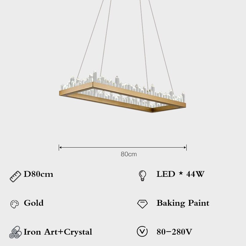 Crystal Chandelier: Exquisite Lustre for Elegant Spaces-MinimalisticDecor.com