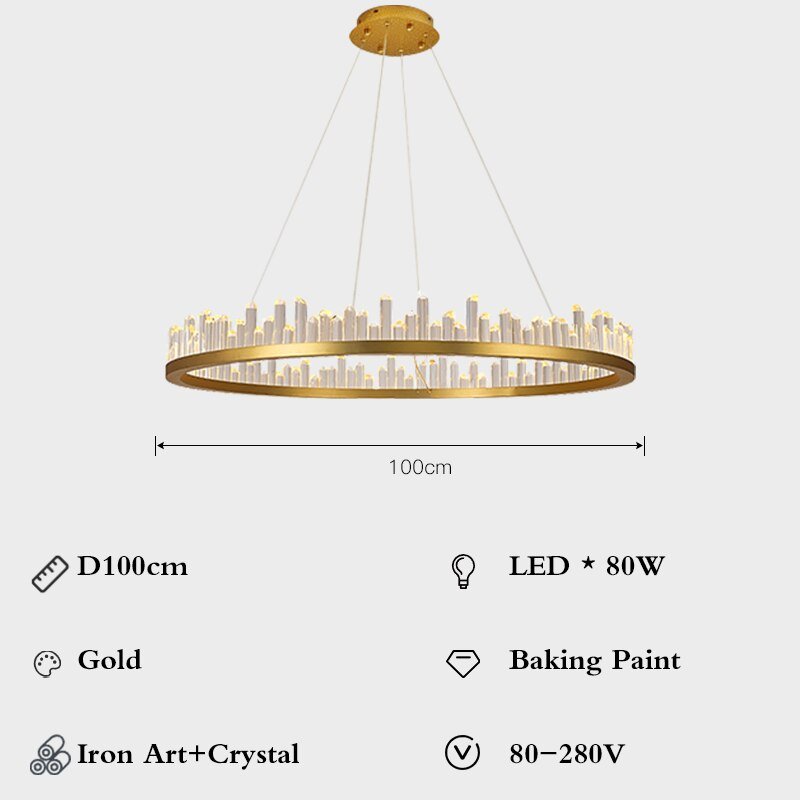 Crystal Chandelier: Exquisite Lustre for Elegant Spaces-MinimalisticDecor.com