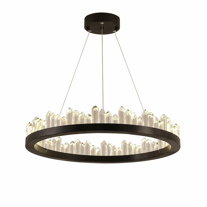 Crystal Chandelier: Exquisite Lustre for Elegant Spaces-MinimalisticDecor.com