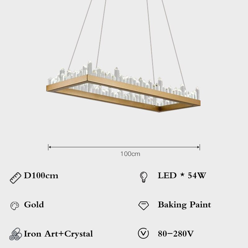 Crystal Chandelier: Exquisite Lustre for Elegant Spaces-MinimalisticDecor.com