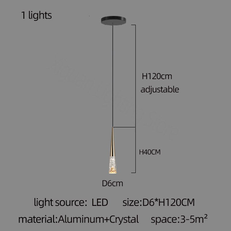 Crystal Cones Staircase Chandelier - Stunning Ambiance-MinimalisticDecor.com