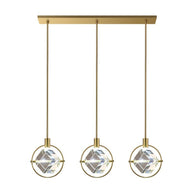 Crystal Cube LED Rotatable Pendant Chandelier-MinimalisticDecor.com